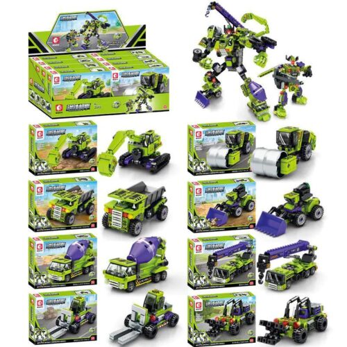 SEMBO 2545 Mecha Of Steel - Bộ Lắp Ghép Robot Kỹ Thuật (852 Mảnh) - Hộp sản phẩm