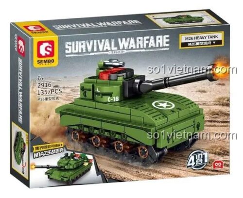 Mô hình xe tăng M1A2 Survival Warfare SEMBO 2916