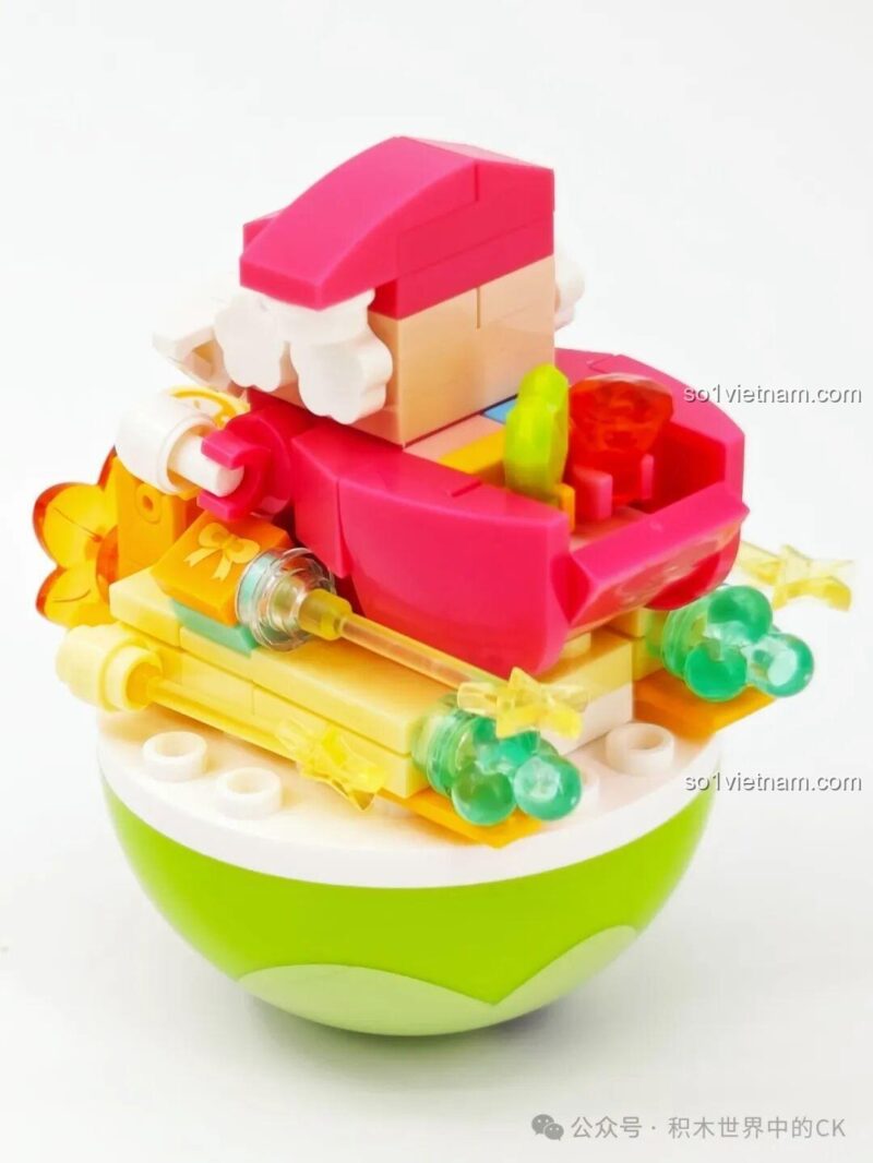 Mô hình Ông Già Noel Giao Quà SEMBO 605038 đã lắp ráp hoàn chỉnh, đồ chơi mô hình 605038, bộ xếp hình Ông Già Noel, giá tốt