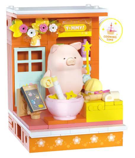 Bộ lắp ghép SEMBO 608085 Bếp Ma Thuật của Heo Lulu đáng yêu, mô hình đồ chơi lắp ghép sáng tạo cho bé gái 6 tuổi, giá tốt.