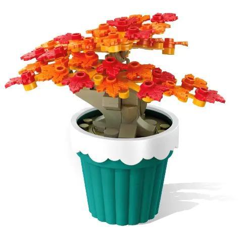 Bộ lắp ghép Chậu cây phong Sembo 611064, đồ chơi mô hình cây cảnh để bàn cho bé gái 6 tuổi giá rẻ.