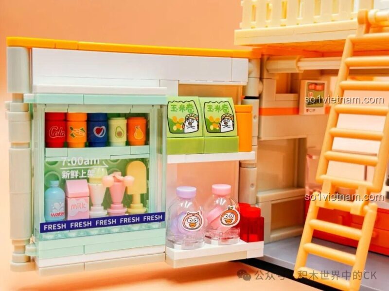 Các túi linh kiện đồ chơi xây dựng SEMBO 612021 KTV Vịt Ai, giá tốt cho bé gái 6 tuổi.