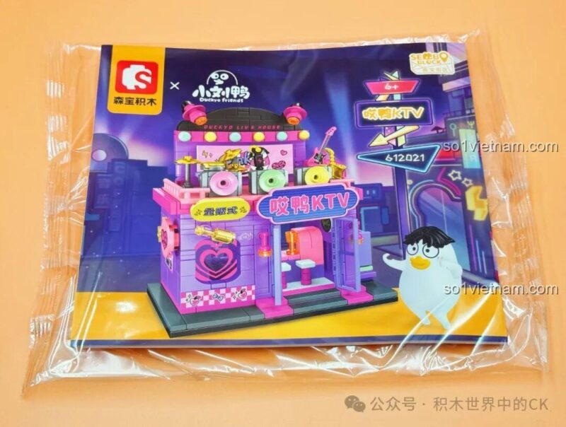 Sách hướng dẫn đồ chơi mô hình 612021 KTV Vịt Ai SEMBO, giá tốt cho bé gái 6 tuổi.