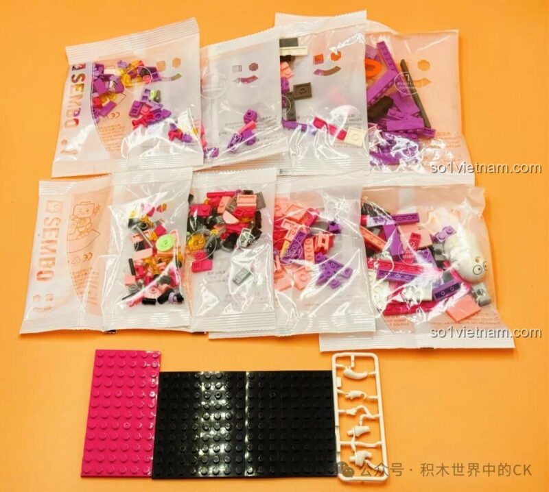 Bộ sticker bộ xếp hình KTV hai mặt SEMBO 612021, giá tốt cho bé gái 6 tuổi.