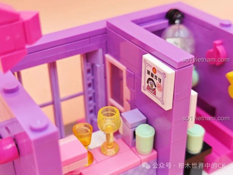Sách hướng dẫn bộ xếp hình KTV hai mặt SEMBO 612021, giá tốt cho bé gái 6 tuổi.