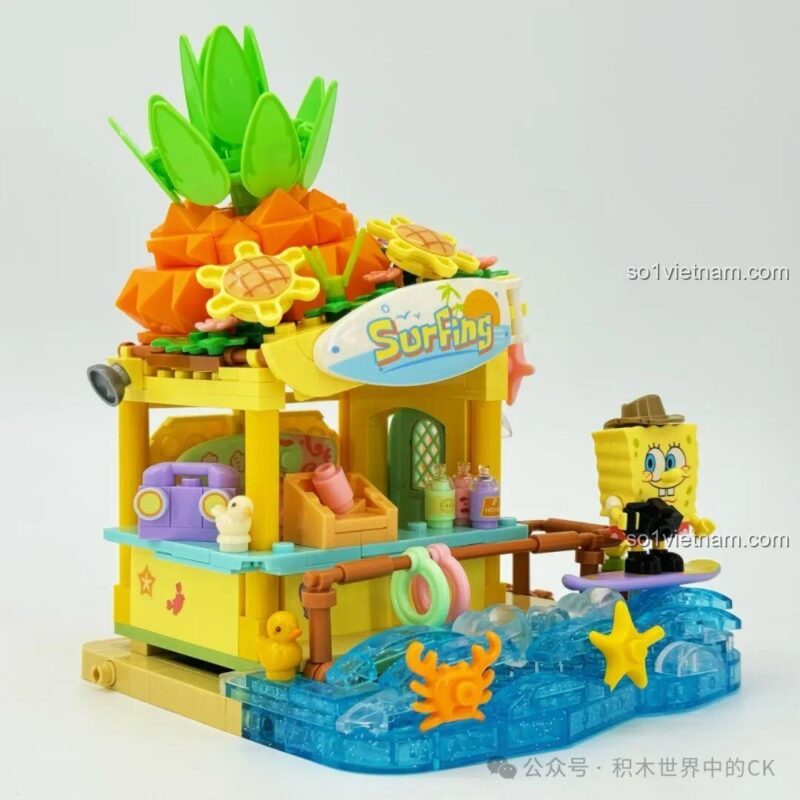 Mô hình và hộp sản phẩm SEMBO 612219 và 612220 đặt cạnh nhau