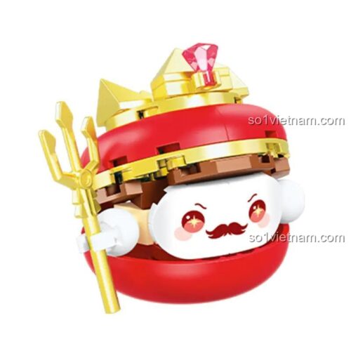 Mô hình Vua Macaron SEMBO 615045, thiết kế dễ thương, đồ chơi lắp ráp cho bé gái 6 tuổi, giá rẻ.