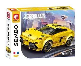 bộ lắp ghép Siêu xe thể thao SEMBO 714811 giá rẻ cho bé trai 6 tuổi