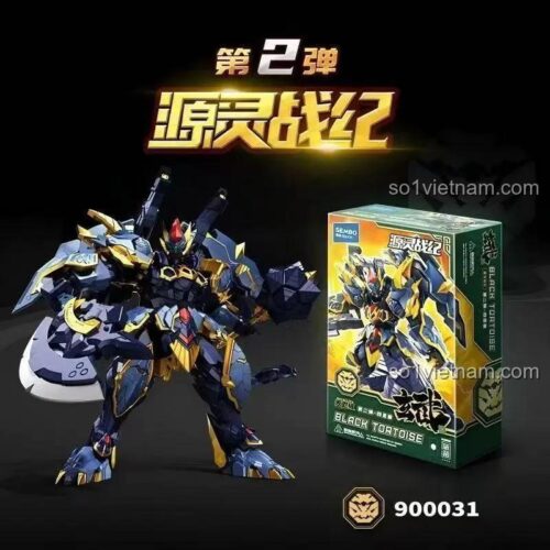 Mô hình robot chiến đấu SEMBO 900031 Huyền Vũ và hộp sản phẩm