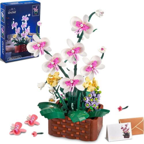 SEMBO 92202 Chậu Lan Hồ Điệp Lắp Ghép 1001 Mảnh Tương thích LEGO® - Hộp sản phẩm