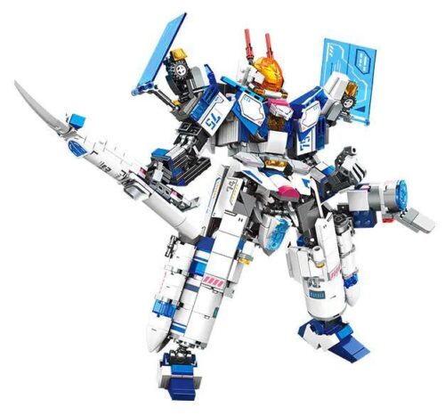 bộ lắp ghép Robot Biến Hình 4 Trong 1 Sky Patrol Explorer SEMBO Block 203372, đồ chơi lắp ráp robot không gian, mô hình mecha chất lượng cao cho con trai 6 tuổi, giá tốt