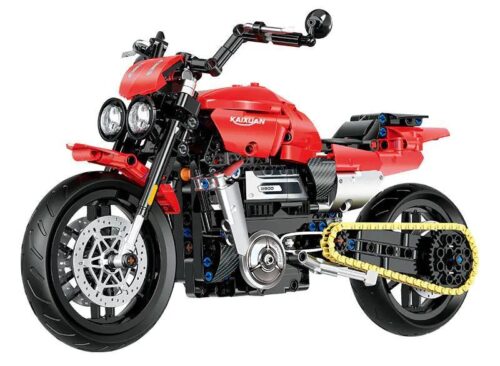 Mô hình xe máy Rocket Triumph tỉ lệ 1:8, bộ lắp ghép Technic 578 chi tiết, đồ chơi cho bé 8 tuổi