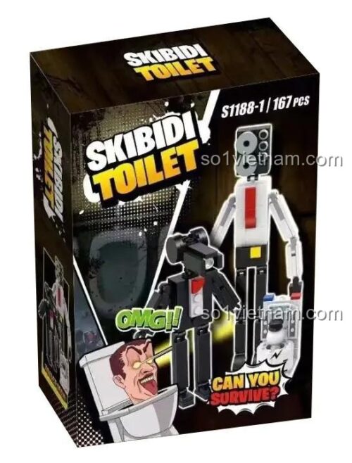 Bộ lắp ghép Skibidi Toilet S1188 - Nhân vật Speakerman