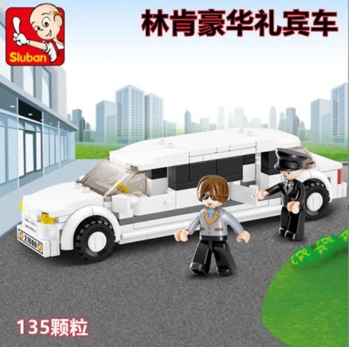Bộ lắp ghép Sluban M38-B0323 Xe Limousine Sang Trọng 135 chi tiết cho bé trai 6 tuổi