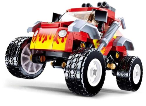 Sluban M38-B1105 Xe Jeep địa hình vượt chướng ngại vật, Xe địa hình, Xe bán tải, Xe off-road, Đồ chơi lắp ghép cho bé trai 6 tuổi, Đồ chơi xe cộ giá tốt