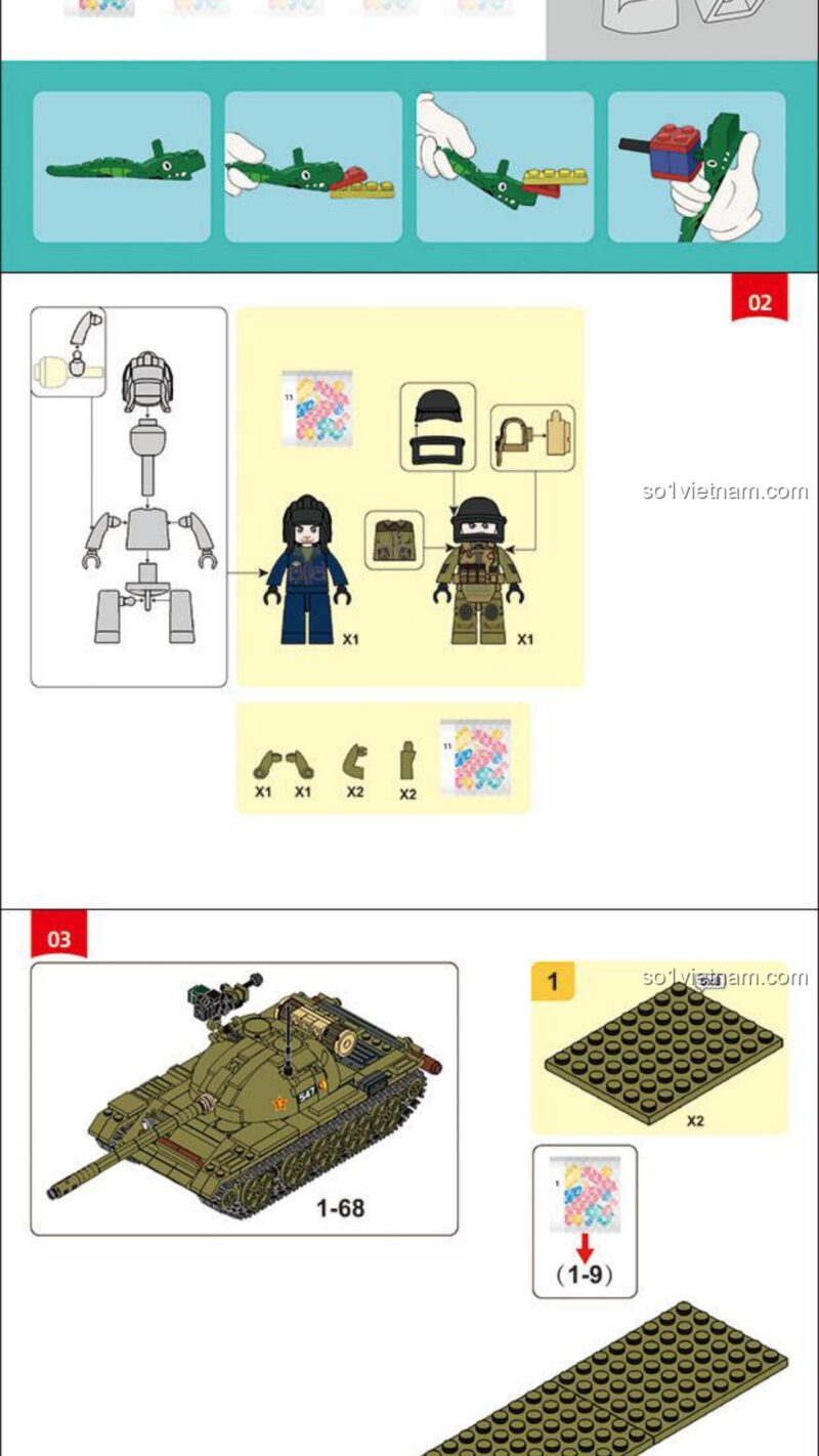 Xe Tăng Quân Sự T-54S Sluban M38-B1135 Hướng dẫn Sluban M38B1135 Xe Tăng Quân Sự T-54S