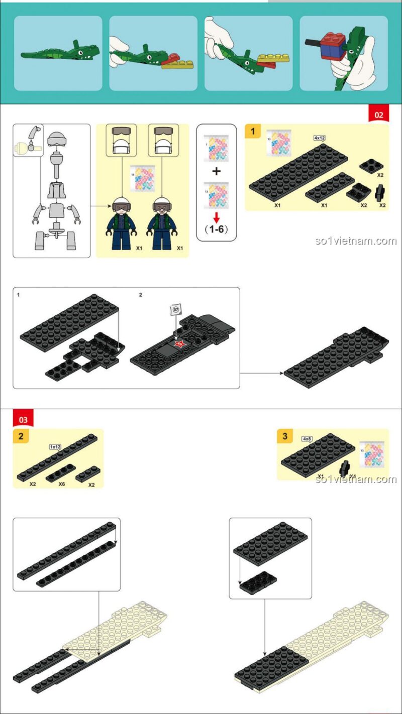 Mô hình trực thăng chiến đấu KA-54S Sluban M38-B1138 sách Sluban M38 B1138 Máy bay trực thăng quân sự KA-54S