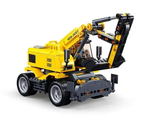 Máy xúc bánh lốp E7 Sluban M38-B1155 tổng thể