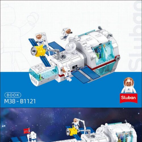 Dream Space Station Core Module Sluban M38-B1201 Hướng dẫn lắp ghép Mô hình trạm không gian