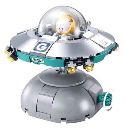 Bộ đồ chơi Sluban M38-B1223 Garfield Du Hành Không Gian giá tốt, mô hình mèo Garfield trong phi thuyền UFO, phù hợp bé trai 6 tuổi.