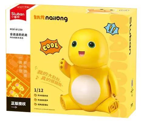 Bộ lắp ghép Rồng Sữa Nailong Sluban M38-B1230, figure lắp ráp biết nói dành cho con gái 6 tuổi, giá rẻ.