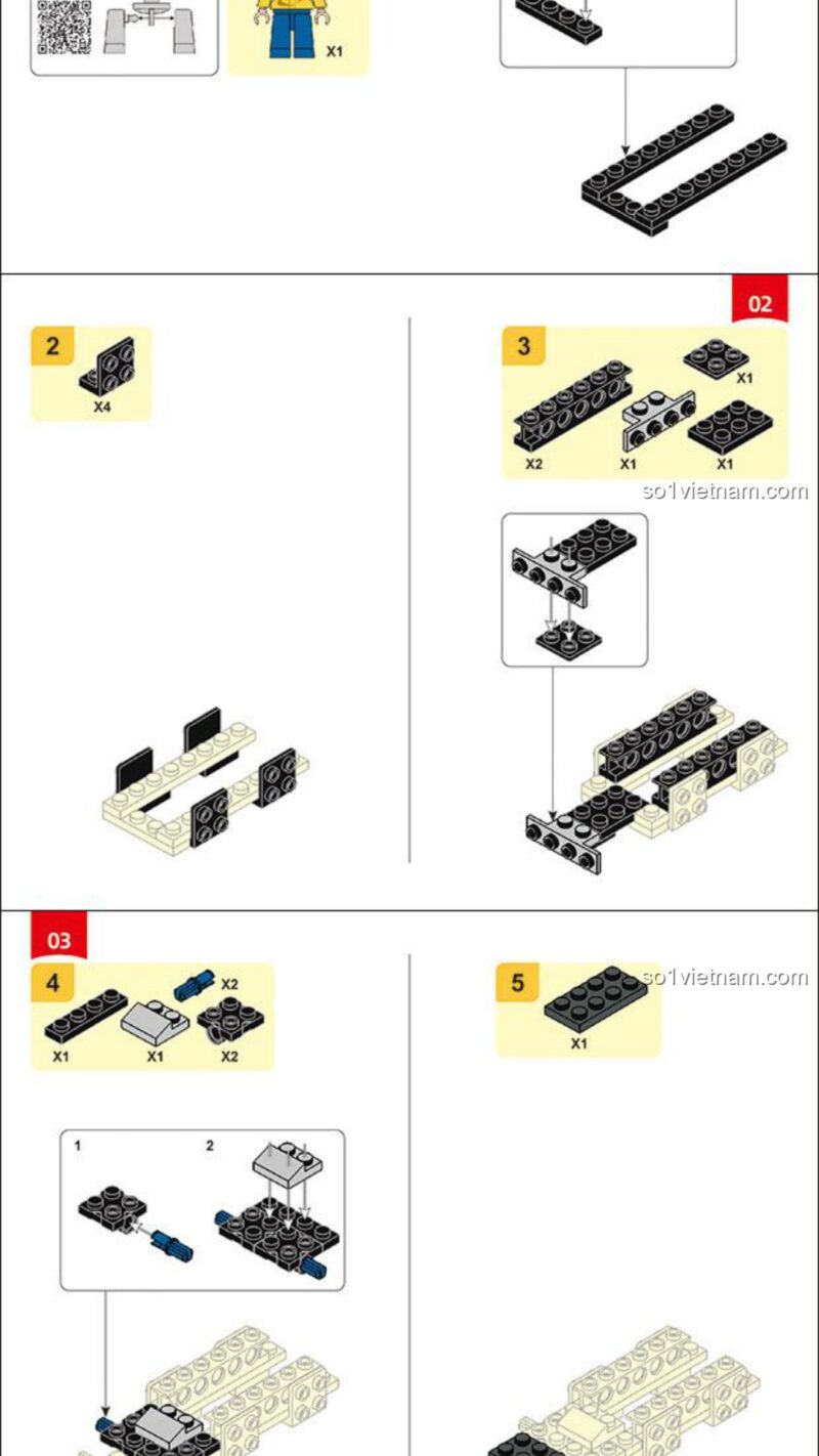 Mô Hình Xe Tải Chở Hàng Metropolis Sluban M38-B1289 - Hướng dẫn lắp ghép Sluban M38-B1289 Xe Tải Chở Hàng Chuyển Phát Nhanh Metropolis