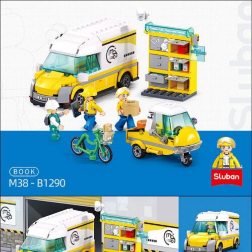Sách Hướng Dẫn Lắp Ghép Sluban M38-B1290 Hệ Thống Chuyển Phát Nhanh Nội Thành Phù Mộng PDF Gốc Chất Lượng Cao