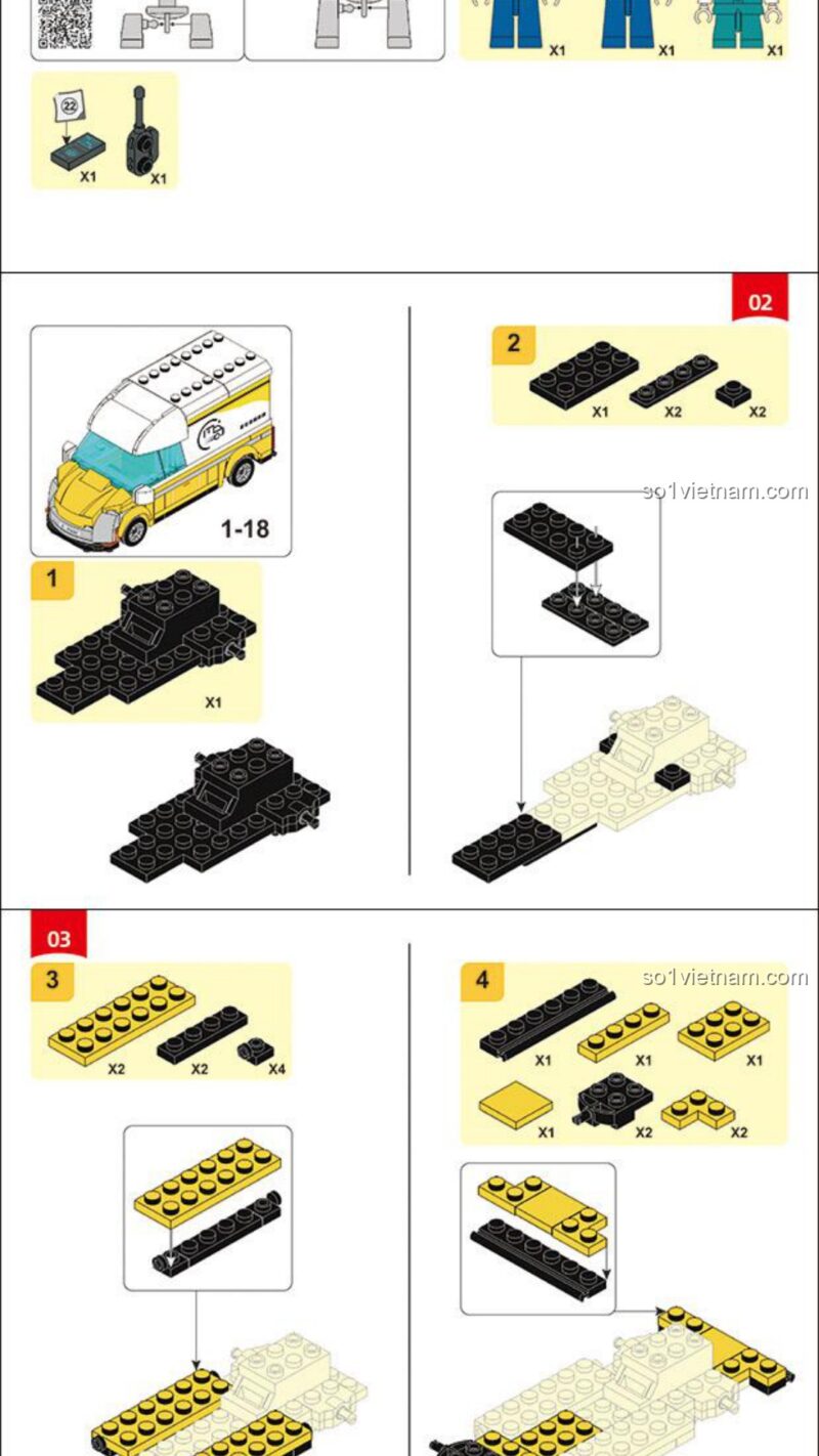 Sách Lắp Ghép Sluban M38-B1290 Mô Hình Dịch Vụ Giao Hàng PDF Gốc Chất Lượng Cao