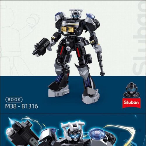 Sách Hướng Dẫn Lắp Ráp Sluban M38-B1316 Robot Cảnh Sát Biến Hình PDF Gốc Chất Lượng Cao