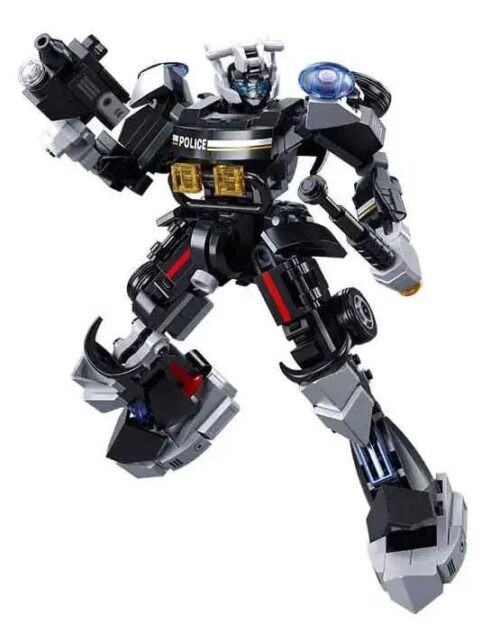 Robot Cảnh Sát Biến Hình Sluban M38-B1316, đồ chơi lắp ghép robot cảnh sát, đồ chơi biến hình cho bé trai 6 tuổi, 247 mảnh, màu đen, trắng, xám, giá tốt