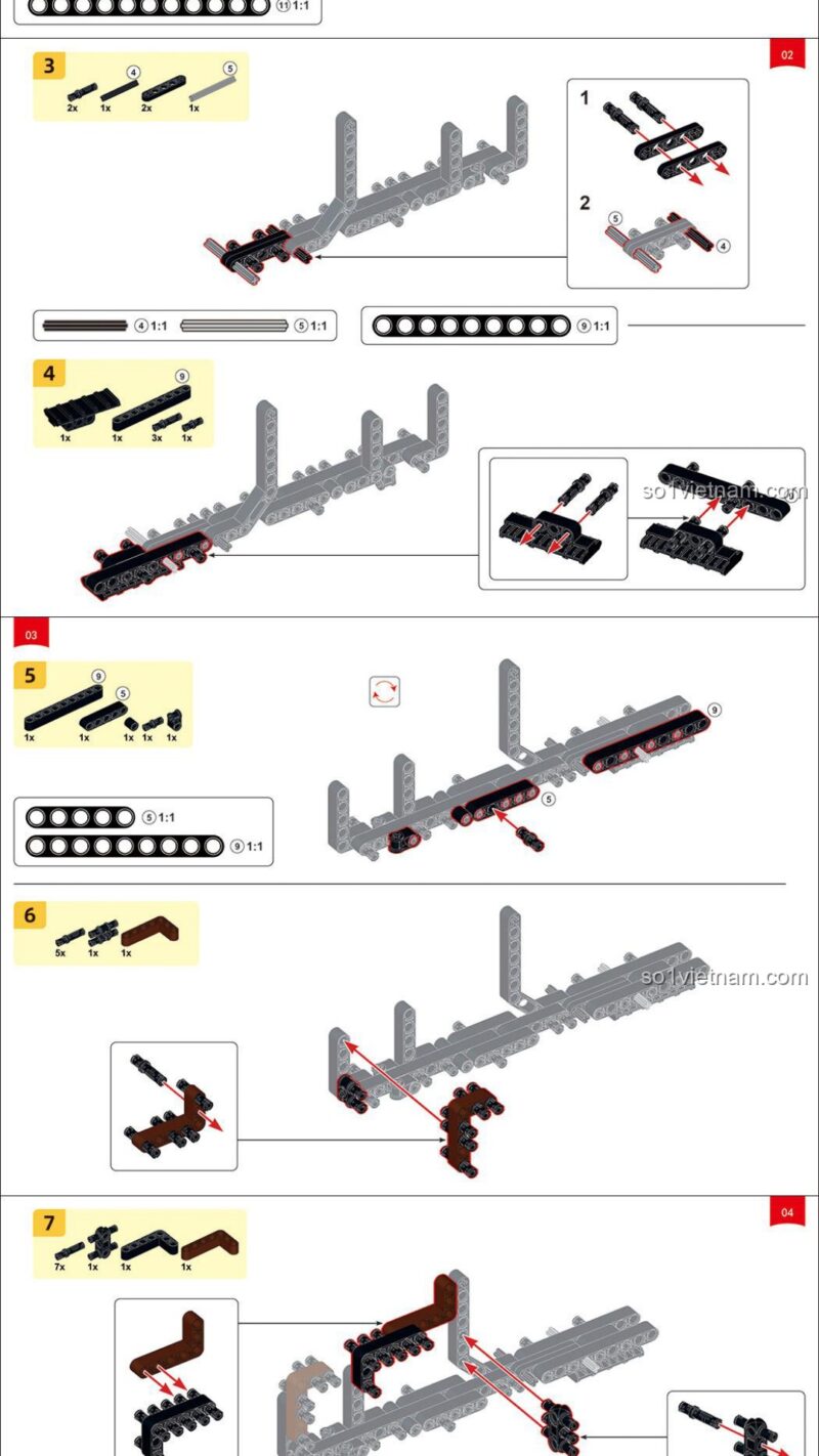 Súng Thompson M1928A1-S Sluban M38-B1351 Hướng dẫn lắp ghép Sluban M38 B1351 Súng Thompson bán tự động