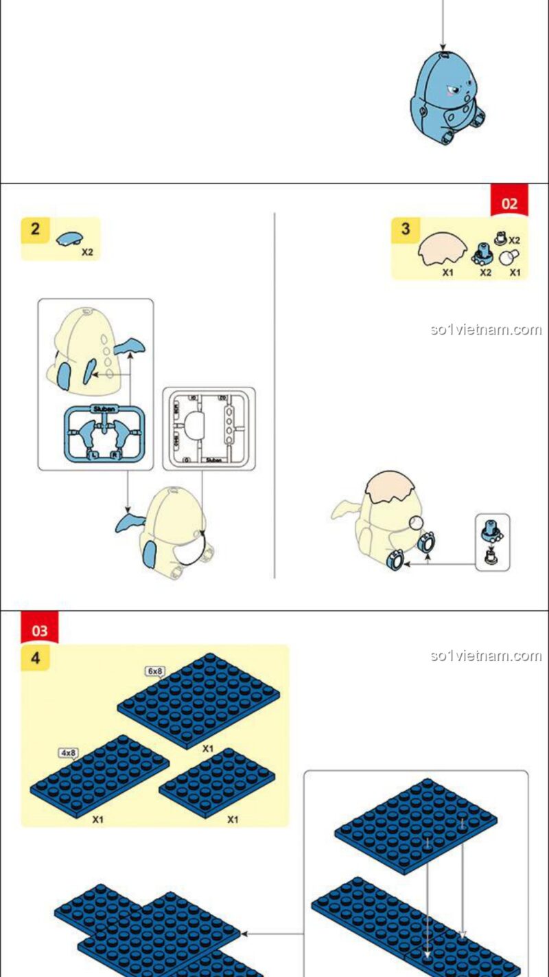 Sách Hướng Dẫn Sluban M38-B1512 Mô hình Thuyền Thiên Nga Nãi Long - Hướng dẫn Sluban M38 B1512 Mô hình Thuyền Thiên Nga Nãi Long