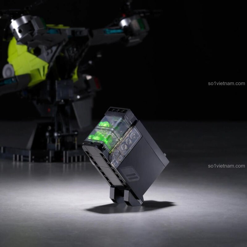 Chi tiết khoang pin của mô hình Drone DJI FPV lắp ghép Star Castle 32010