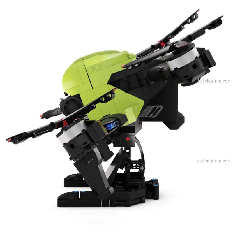Mô hình Drone DJI FPV lắp ghép Star Castle 32010 nhìn từ bên cạnh