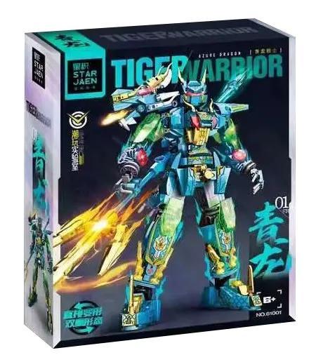 STAR JAEN 61001 Robot Chiến Binh Rồng Xanh Biến hình 2 dạng Đồ chơi lắp ghép cho bé trai 6 tuổi Giá tốt