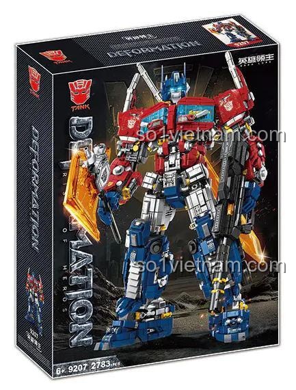 Hộp đồ chơi mô hình TANK 9207 Robot Optimus Prime, món quà sinh nhật ý nghĩa cho con trai.