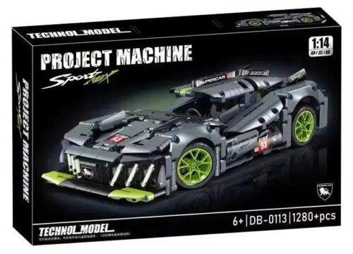 Hộp bộ lắp ghép Xe Đua Thể Thao Project Machine Technol Model DB-0113, 1280 chi tiết, tỉ lệ 1:14, dành cho con trai 6 tuổi, giá tốt