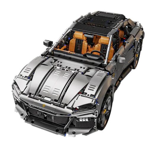 Bộ lắp ghép Ferrari Purosangue TGL T5041 tỉ lệ 1:8, mô hình xe siêu sang màu xám cho bé trai 8 tuổi, giá tốt