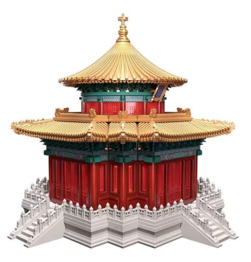 Bộ Lắp Ghép Kiến Trúc Cổ Đại Trung Hoa - Ngự Viên: Thiên Thu Đình (570 Mảnh) - Kỹ thuật ghép mộng truyền thống, Mô phỏng kiến trúc cổ Trung Hoa