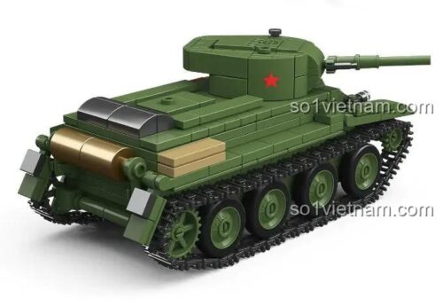 Đồ chơi mô hình Xe tăng quân sự BT-5 Third Party 300006, tỉ lệ 1:35, phát triển tư duy cho bé trai 6 tuổi
