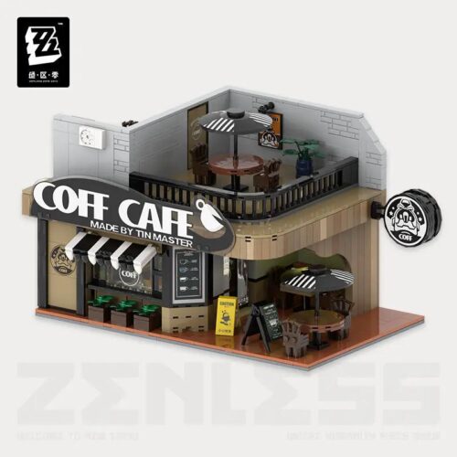 Tin Master 【未知】coff Bộ lắp ghép COFF CAFE 1000 mảnh - Kiến trúc tinh xảo, có đèn LED, đồ chơi mô hình, quà tặng sinh nhật cho bé 14 tuổi