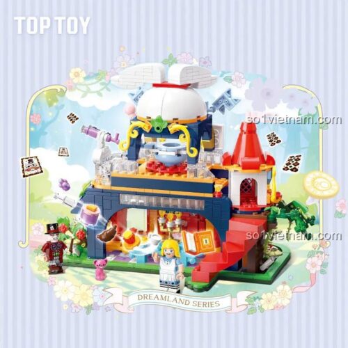 đồ chơi mô hình Biệt Thự Kỳ Ảo TOP TOY bieshu, thiết kế cổ tích, giá rẻ