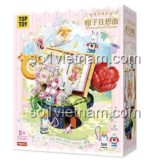 Bộ lắp ghép Mô hình Mũ Thần Tiên Alice TOP TOY 【未知】maozi, đồ chơi lắp ghép Mộng Mơ Kỳ Ảo cho bé gái 8 tuổi, giá tốt.
