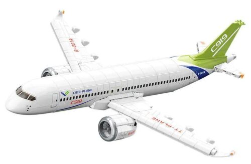 Bộ lắp ghép Máy bay chở khách C919 TOP TOY TC1210 giá tốt, mô hình máy bay dân dụng C919 cho bé trai 6 tuổi