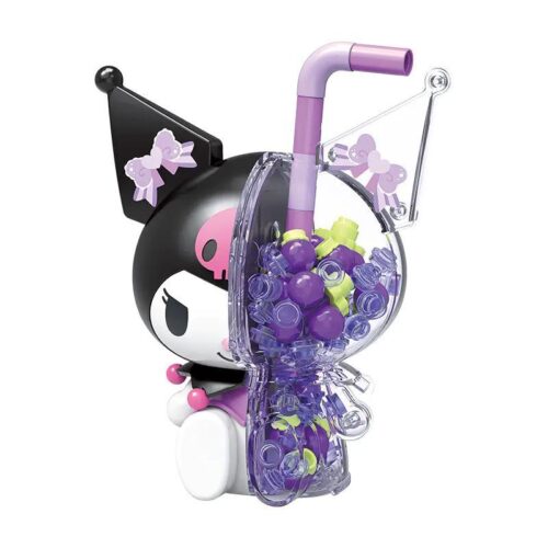 bộ lắp ghép Kuromi Nước Ngọt Bọt Khí Vị Nho TOP TOY TC1324, mô hình Sanrio Kuromi cho bé gái 8 tuổi, thiết kế nửa trong suốt độc đáo, giá tốt