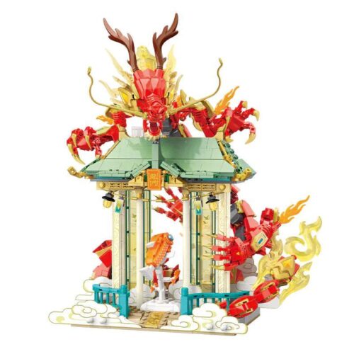bộ lắp ghép Rồng Lăng Thiên TOP TOY TC1826, đồ chơi mô hình Rồng Thần May Mắn 1000+ chi tiết, đồ chơi lắp ráp cho bé 8 tuổi, giá tốt
