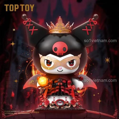 Figure Kuromi TOP TOY TC1833, mô hình Kuromi Lâu Đài Đêm có đèn LED, đồ chơi cho con gái 15 tuổi