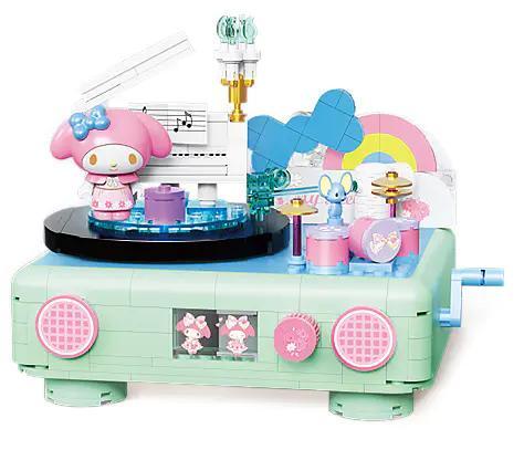 Bộ lắp ghép Máy hát đĩa than My Melody TOP TOY TC1909, đồ chơi mô hình retro cho bé gái 8 tuổi, giá tốt