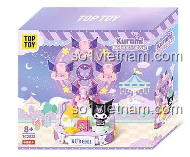 Hộp sản phẩm bộ lắp ghép Kuromi Starry Ferris Wheel TC2022