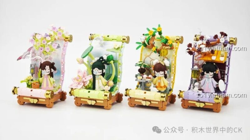 Toàn bộ sưu tập đồ chơi trang trí chủ đề mùa thu TOP TOY TC2055 và 3 mùa còn lại, món quà ý nghĩa cho bé gái.